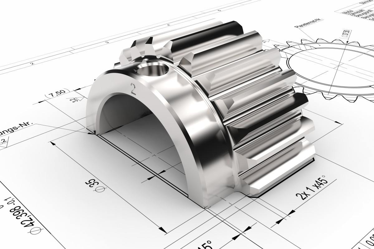 CAD Part next to drawing CAD Part next to drawing